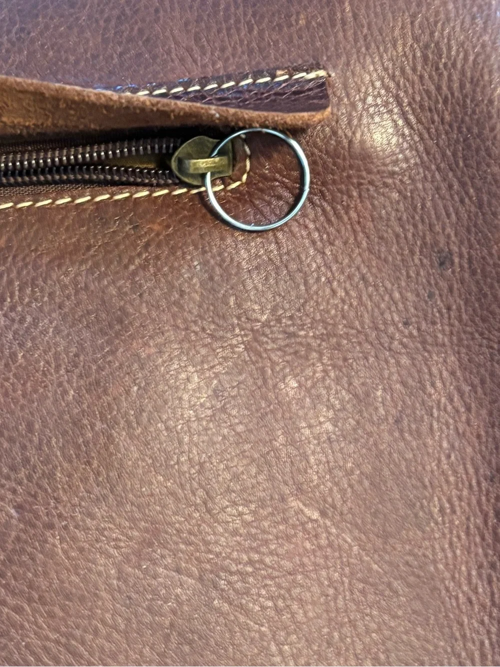 Beautiful vintage handtooled leather messenger bag